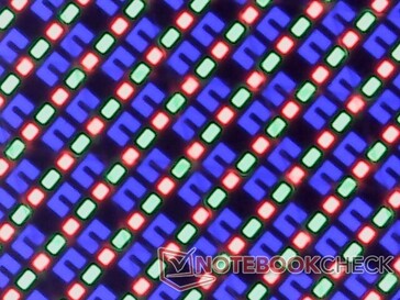 Sous-pixels OLED nets avec un minimum de problèmes de granularité