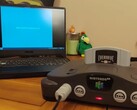 Une capture d'écran de Windows CE 2.11 fonctionnant sur une Nintendo 64