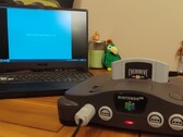 Une capture d'écran de Windows CE 2.11 fonctionnant sur une Nintendo 64