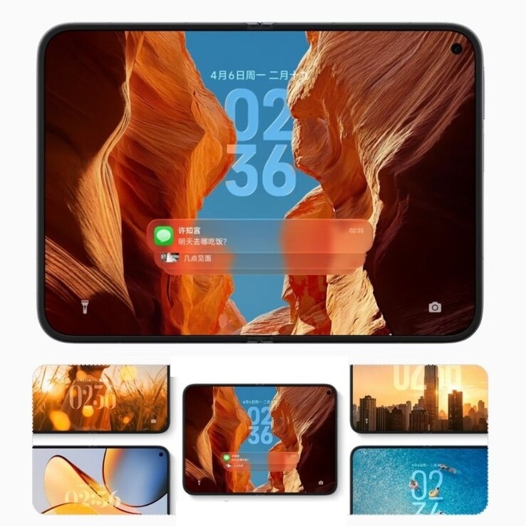 L'écran interne 7:5 du Xiaomi Mix Fold 5 est dévoilé pour la première fois.