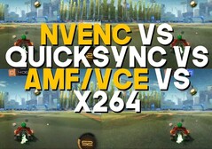 L'AMF d'AMD est désormais à portée de ses concurrents grâce à la réintroduction des B-frames. (Image Source : EposVox sur Youtube)