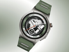 La OnePlus Watch 4 dans sa finition Titane Evergreen.