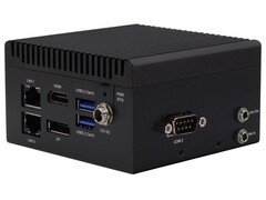 Le nouveau mini PC UP Squared 7100 Edge dispose d'une sélection de ports polyvalente (Source de l'image : Aaeon)