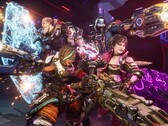 Les chasseurs de coffres-forts de Borderlands 4 se tiennent dos à dos dans la bataille avec des armes à feu