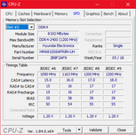 Zbook 15u G5 - CPU-Z : SPD.