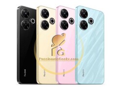 Le Redmi 13 4G ressemble à beaucoup d'autres smartphones récents de Xiaomi Redmi. (Source de l'image : PassionateGeekz)