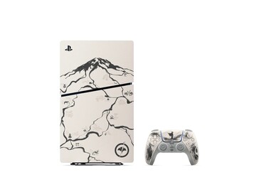 Le bundle PS5 Black Ghost of Yotei Limited Edition et sa manette seront disponibles exclusivement sur PS Direct. (Source de l'image : PlayStation)