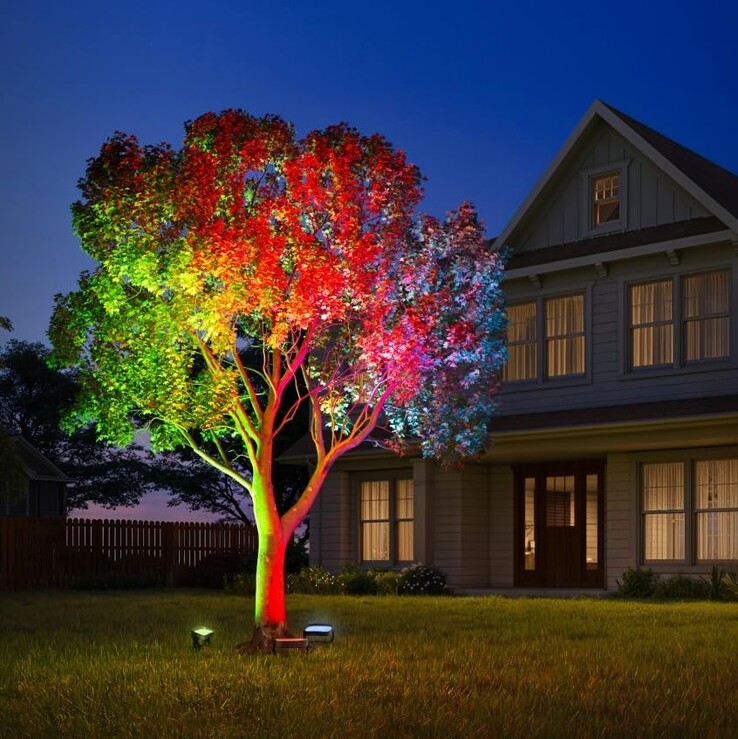Les guirlandes lumineuses Govee pour l'extérieur. (Source de l'image : Amazon)