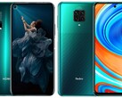 Des rivaux comme Honor 20 Pro et Redmi Note 9 Pro pourraient bientôt être des compagnons d'écurie. (Source de l'image : Honor/Xiaomi - édité)