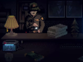 Dans Last Report, les joueurs jouent le rôle d'un garde forestier de nuit. Ci-contre, une capture d'écran du jeu. (Source de l'image : Steam)