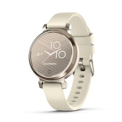 La Lily 2 Sport dans ses finitions Cream Gold et Coconut. (Source de l&#039;image : Garmin)