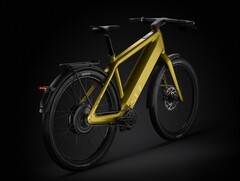 Le Stromer ST7 est équipé d&#039;un système de changement de vitesse électronique Pinion et peut atteindre une vitesse maximale de 45 km/h (~28 mph). (Image source : Stromer)