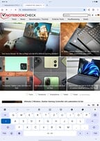 Oppo Pad 4 Pro : Clavier par défaut en orientation portrait