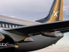 SpaceX propose le service Starlink Aviation pour l'Internet en vol. (Source de l'image : SpaceX)