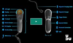 Contrôleur de jeu sans fil UDU CONSOLE (Source : UDU)