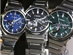 De gauche à droite (photo) : les montres Casio G-Shock GST-B1000D-2A, GST-B1000D-1A et GST-B1000D-3A. (Source de l'image : @geesgshock sur Instagram - édité)