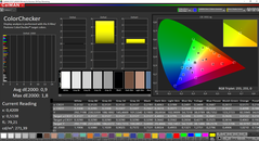 CalMAN ColorChecker calibré