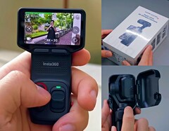 Insta360 Luna Ultra avec l'étui de protection.