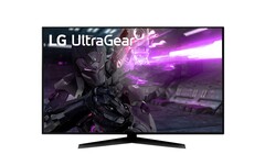 Le LG UltraGear 48GQ900 présente un marquage UltraGear minimal. (Image source : LG)