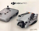 L'emballage de la DJI Mini 4 Pro. (Source de l'image : @Quadro_News - édité)