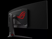 Le ROG Swift OLED PG49WCD s'étend sur 49 pouces, ce qui en fait un véritable mastodonte. (Source de l'image : ASUS)