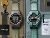 Les deux modèles G-Shock de Casio sont dotés de bracelets fabriqués à partir de matériaux recyclables et teintés avec des couleurs naturelles (source d'image : Casio)