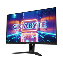 Les Gigabyte G24F et M28U sont similaires, mais seul ce dernier possède des ports HDMI 2.1. (Image source : Gigabyte)