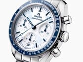 L'Omega Speedmaster Milano Cortina 2026 est dotée d'un cadran blanc verni (Image source : Omega)