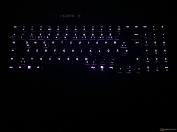 Éclairage du clavier