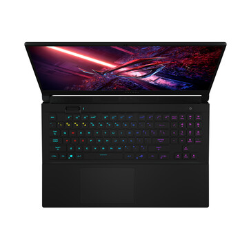 Asus Zephyrus S17 - Vue de dessus. (Image Source : Asus)