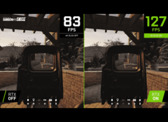 Jusqu&#039;à 50 % d&#039;amélioration des performances d&#039;images par seconde en 4K, plus perceptible pour les GPU bas de gamme. (Image Source : Nvidia)