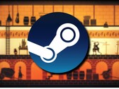 Une image montrant le jeu Apotheon et le logo Steam.