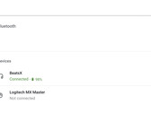 Chrome OS dispose désormais d'une barre de batterie Bluetooth. (Source : XDA)