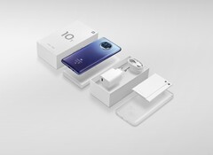 Xiaomi affirme avoir réduit de 60 % l&#039;utilisation de plastique dans l&#039;emballage du Mi 10T Lite, sans avoir besoin de retirer le chargeur ou l&#039;étui. (Source de l&#039;image : Xiaomi)