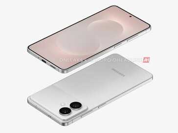 Un rendu non officiel montrant un autre angle de la rumeur Galaxy S26 Edge. (Source de l'image : OnLeaks via Android Headlines)