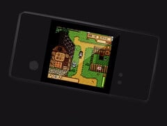 Une approximation de ce à quoi pourrait ressembler le prochain ordinateur de poche horizontal de GKD. (Source de l&#039;image : GKD via Neon Rabbit)