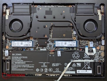 Seulement 2 ventilateurs au lieu de 4 comme dans le Master 18