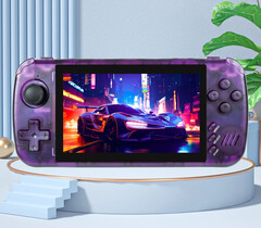 Powkiddy vend désormais le X39 Pro dans un coloris violet translucide. (Source de l&#039;image : Powkiddy)