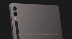 La Galaxy Tab S9 Ultra sera le portrait craché de son prédécesseur. (Source de l'image : @OnLeaks & MySmartPrice)