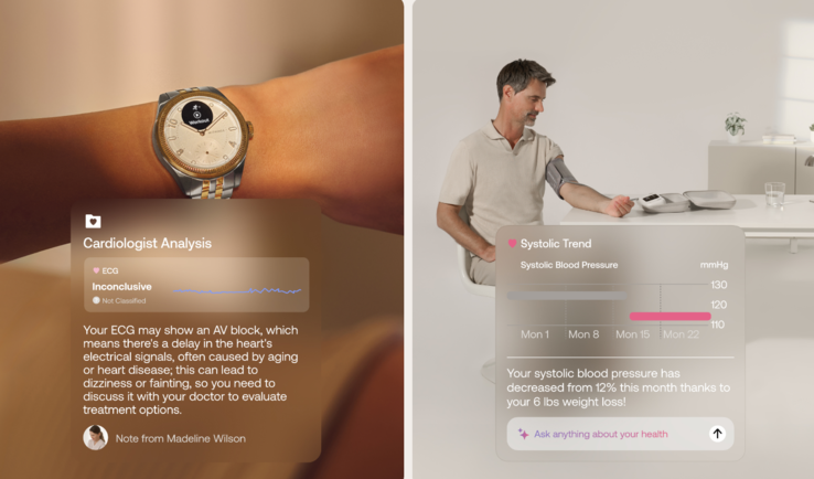 Withings Intelligence vise à fournir des informations puissantes. (Source de l'image : Withings)