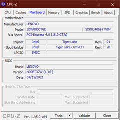 Carte mère CPU-Z