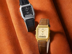 Les nouvelles montres AQ-230EL-1A (à gauche) et AQ-230EGL-9A (à droite) de Casio sont arrivées. (Source de l&#039;image : Casio)