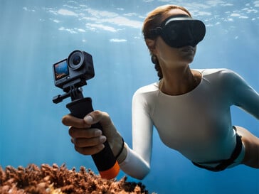 La caméra d'action DJI Osmo Action 6 est résistante à l'eau jusqu'à 20 mètres (Image source : DJI)