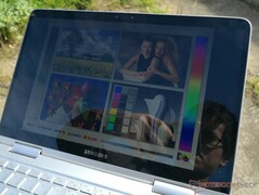 Samsung Notebook 9 Pen - À l'extérieur en plein soleil.