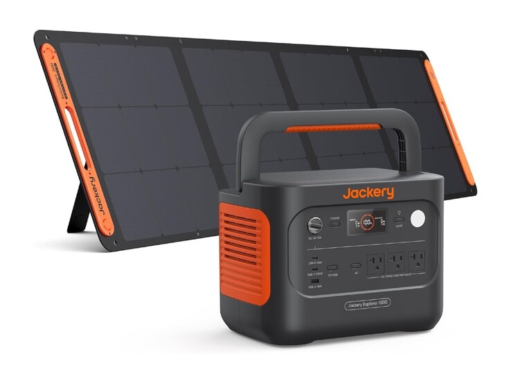 Le Jackery Explorer 1000 V2 est équipé d'une lampe intégrée (Source : Jackery)
