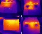 Images thermiques Acer Swift 16
