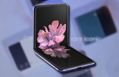 Le Samsung Galaxy Z Flip original a été remanié pour le modèle 2021 à venir. (Image source : Samsung/AndroidNext - édité)