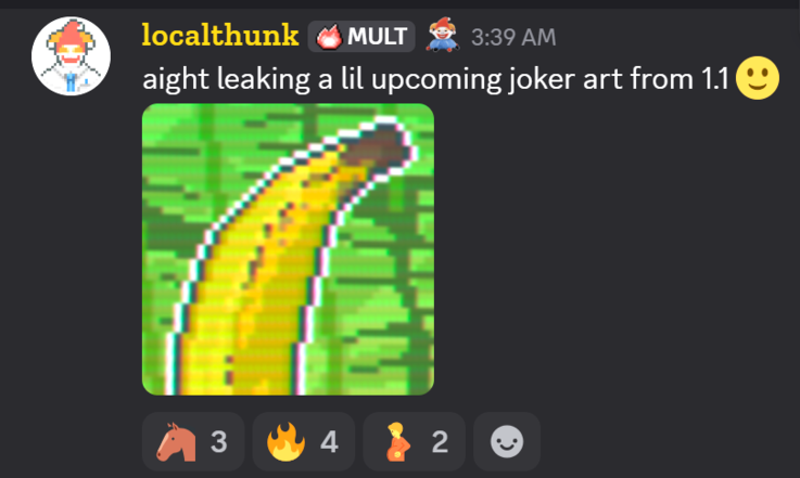 (Image source : localthunk via Balatro Discord)