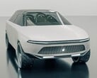 Rendu du concept de voiture brevetée Apple (image : Vanorama)