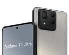 Un rendu du Zenfone 11 Ultra. (Source : evleaks)
